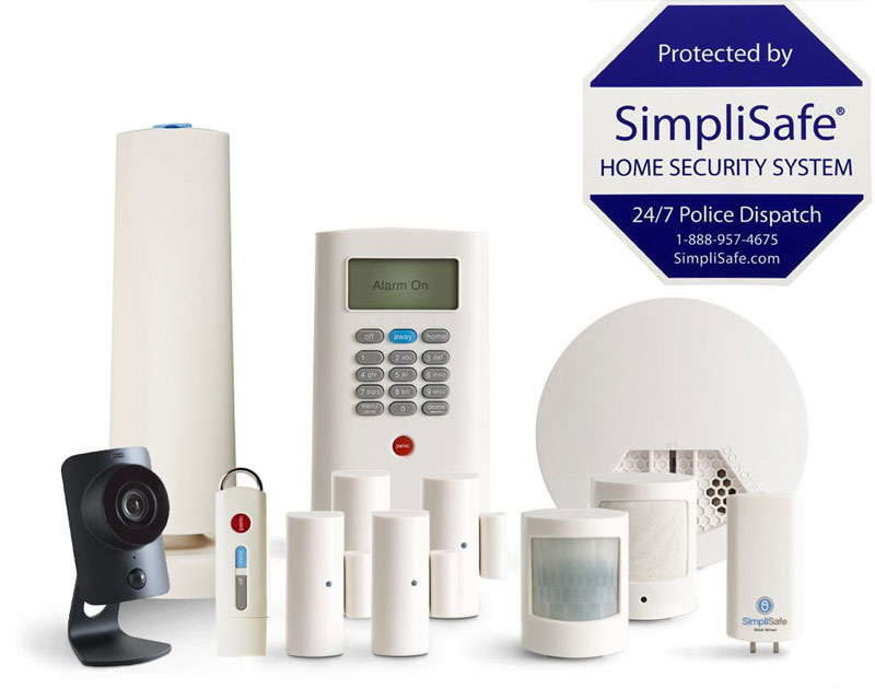 SimpliSafe self monitored home security system