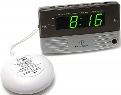 Sonic alert dual extra loud alarm clock