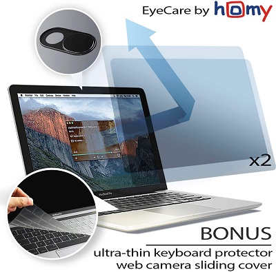 Homy Anti Blue Light Laptop Screen Protector for Eyes