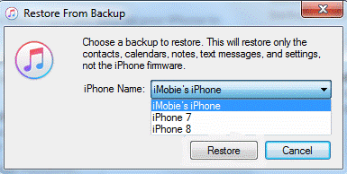 Retrieve deleted messages on iphone with backup