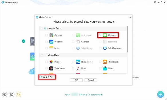 Retrieve deleted messages on iphone without backup-1